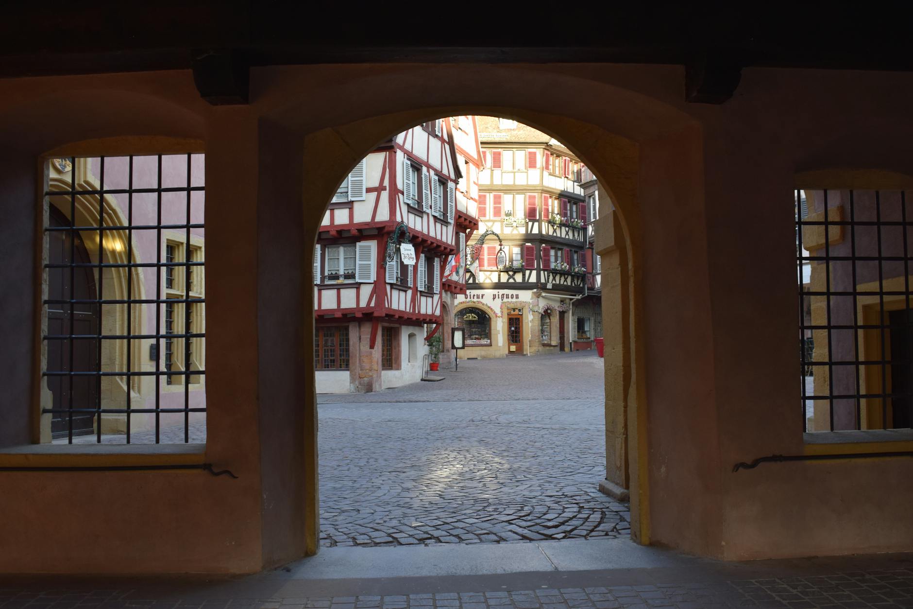 Vue pittoresque de l'architecture historique de Colmar en Alsace